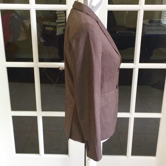 Banana Republic Brown Oxford Blazer - Picture 2 of 10